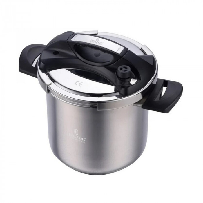 Oala sub presiune Herzog, diametru 22 cm, capacitate 4 L, inox