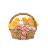 Figurina Chicks in basket 12 cm x 9 cm x 10 cm, Iliadis Alexandros