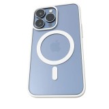 Cumpara ieftin Husă transparentă iPhone 14 Pro Max, compatibilă MagSafe, design slim, protecție antisoc