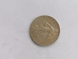 Franta 50 centimes 1917 argint, Europa