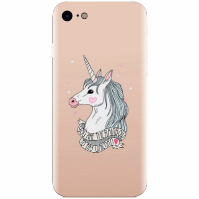 Husa silicon pentru Apple Iphone 6 / 6S, Cute Rose Gold foto