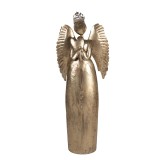 Cumpara ieftin Figurina Inger metal auriu 36x15x100 cm