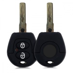 Husa Cheie Auto pentru VW - 2 Butoane, Silicon, Negru, 43655.01 foto