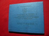 Carnet Min. Interne- Asociatia Cadre Militare Rezerva sau Retragere 2002