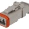 Conector cablu-cablu mamă 2 pini gri
