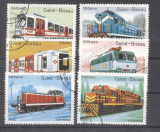 Guinee Bissau 1989 Trains, used AK.111, Stampilat