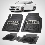 Cumpara ieftin Covorase Seat Leon Hatchback 3 Usi Facelift Compatibile 2017-2020 | Silver