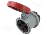 Conector alimentare AC trifazat IP&amp;S 125A 415V soclu mamă AMPHENOL