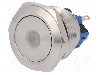 Intrerupator anti-vandalism, ON-ON, &Oslash;28mm, ONPOW - GQ28-11ZD/R/24V/S