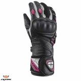 Manusi femei pentru scuter - motocicleta Racing vara piele Ixon model Thund LS culoare: negru/fucshia (roz) &ndash; degete tactile Negru/fuchsia (roz) M (8/