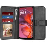 Husa 360 Motorola Moto G05 Asteroid GSM Diary Book, negru
