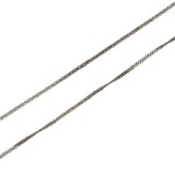 Lantisor din argint 925, zale plate 55 cm