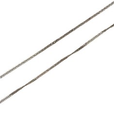 Lantisor din argint 925, zale plate 55 cm
