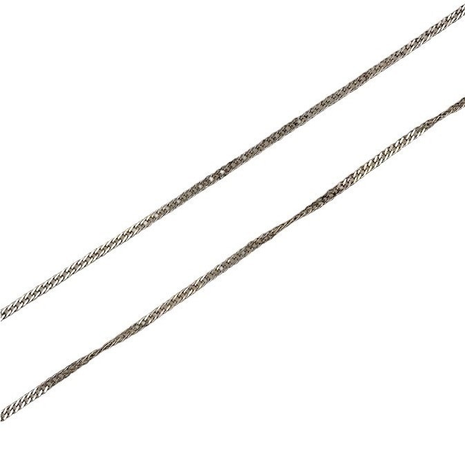 Lantisor din argint 925, zale plate 55 cm