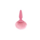 Cumpara ieftin Dop Anal Cu Codita Pufoasa Bunny Tail, Roz, 7.5 cm