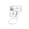 Uscator de par hotelier si priza DSP, 1600 W, Alb