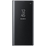 Husa de protectie Clear View Standing compatibila cu Samsung Galaxy NOTE 10 PLUS, Negru