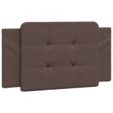 Perna pentru tablie pat, Zadar, maro, 100 cm, piele artificiala, DKD Home Decor