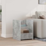 vidaXL Raft pentru reviste Gri Concret 35 x 35 x 45 cm Lemn compozit 890867