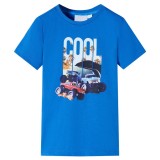 Tricou pentru copii, albastru, 128 GartenMobel Dekor, vidaXL