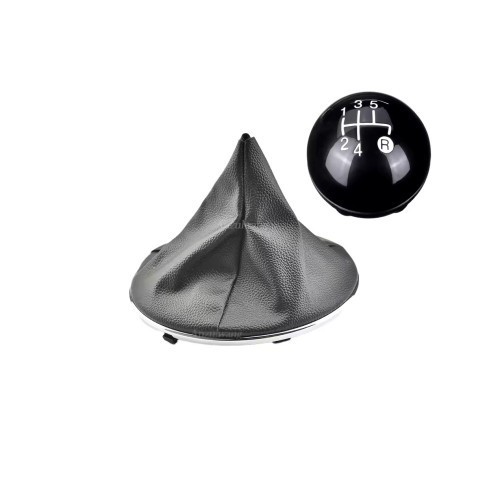 Maner si manson schimbator auto imitatie piele compatibil Fiat 500C 2007-2015 Cod: SC-183