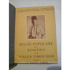 POEZII POPULARE DELA ROMANII DIN VALEA TIMOCULUI - Culese de C. SANDU-TIMOC - Craiova, 1943