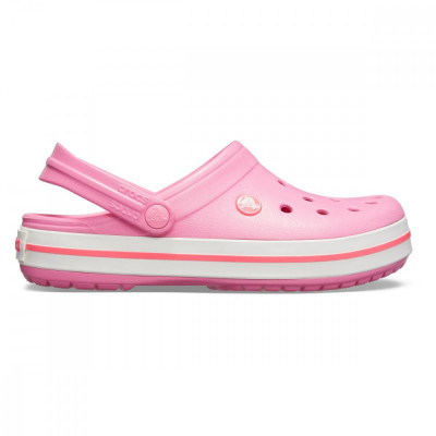 Saboti Crocs Crocband Roz - Pink Lemonade/White foto