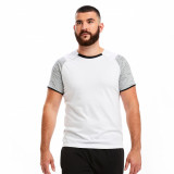 Tricou Fotbal T100 Alb, Kipsta