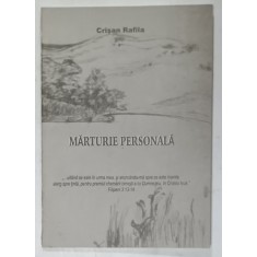 MARTURIE PERSONALA de CRISAN RAFILA , ANII &#039;2000 , FORMAT MIC