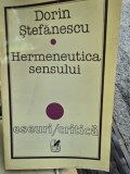 Hermeneutica sensului - Dorin Stefanescu