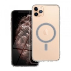 Husa MagSafe pentru Apple iPhone 11 Pro, OEM, Clear Mag, Transparenta foto
