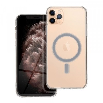 Husa MagSafe pentru Apple iPhone 11 Pro, OEM, Clear Mag, Transparenta foto