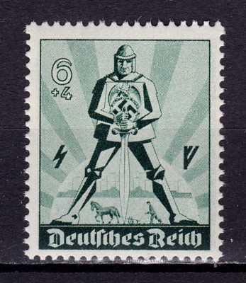✅ ( S47 ) Germania Reich 1940 &amp;quot; Ziua Muncii - 1 Mai &amp;quot; serie completa Michel 745 , MNH foto