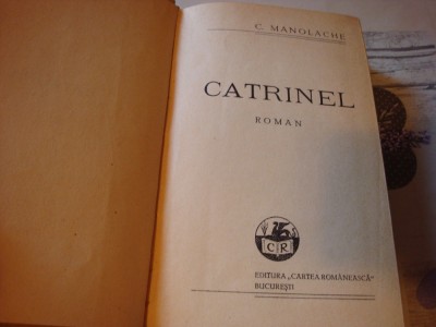 C. Manolache - Catrinel - interbelica 1937 foto