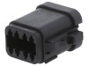 Conector Cablu-Cablu BULGIN PX0105S08ABK, 8 Pini, IP68, Mama, Serie PX0, Negru