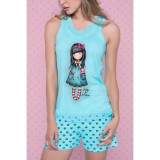 Pijama dama Santoro Gorjuss Pretty as a Picture scurte