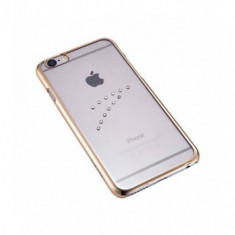 Husa Capac Astrum MC150 Apple Iphone 6 Gold Swarovski