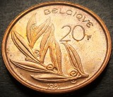 Cumpara ieftin Moneda 20 FRANCI - BELGIA, anul 1981 *cod 4036 = UNC!, Europa