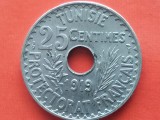 TUNISIA-25 CENTIMES 1919
