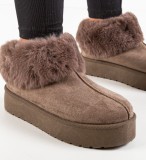 Cumpara ieftin Cizme tip Ug Emel Khaki
