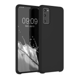 Husa Kwmobile pentru Samsung Galaxy S20, Silicon, Negru, 51236.01, Carcasa