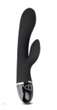 Vibrator Rabbit O-Sensual Clit Duo Climax 7 Moduri Vibratii Silicon USB Negru 22 cm, Lovetoy