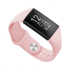 Curea Edman Soft Silicone pentru Fitbit Charge 3/4/3SE, S, Roz deschis