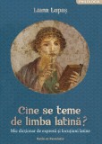 Cine se teme de limba latină. Mic dicționar de expresii și locuțiuni latine - Editura Ratio et Revelatio