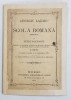 GEORGIU LAZARU SI SCOL&#039;A ROMANA de PETRU POENARIU - BUCURESTI, 1871