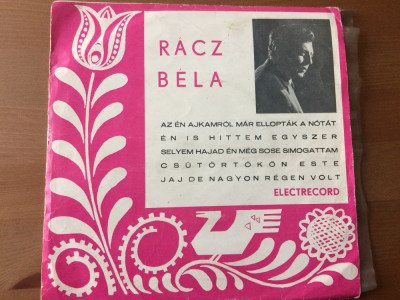 racz bela az en ajkamrol mar elloptak disc single 7&amp;quot; muzica populara maghiara foto
