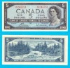 Bancnotă Canada (pick 77) 5 Dollars 1954 UNC serie: V/X 6245781