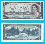Canada (p#77) 5 Dollars 1954 UNC &#039;Otter falls&#039; serie: V/X 6245781
