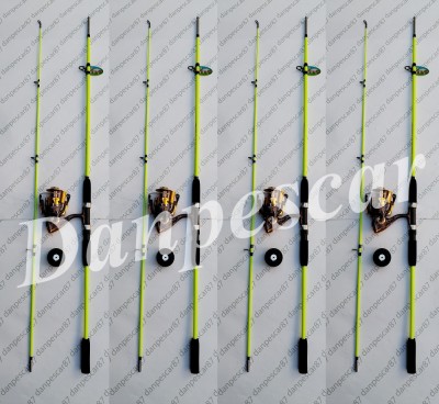 SET 4 Lansete WB fibra sticla plina 2,10m cu 4 Mulinete MA6000 11 rulmenti foto