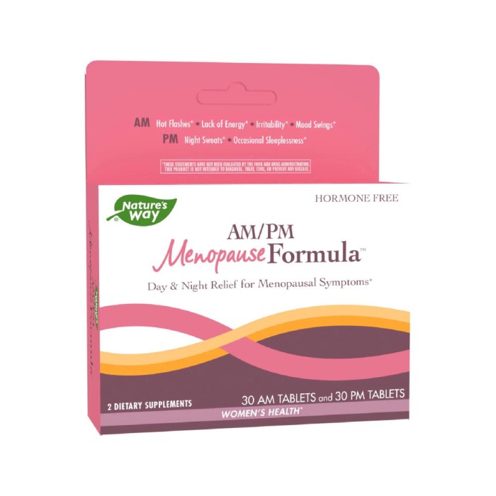 AM-PM Menopause Formula Nature&#039;s Way 60 tablete Secom